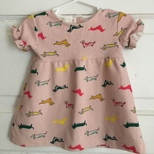 Adorable Pink Zara Dress w/ Puppies 🎀🐶